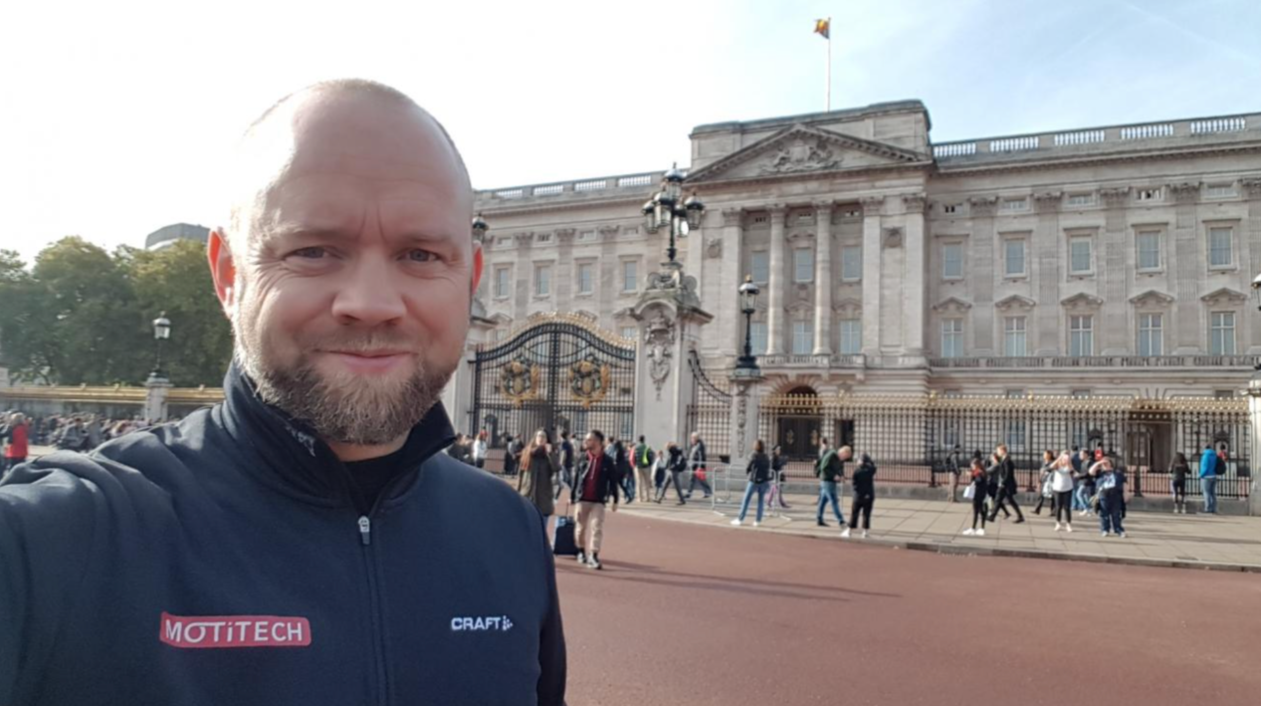 SATSER I ENGLAND: Med støtte fra Sport England, skal Motitech nå teste ut Motiview i England. På bildet, daglig leder, Jon Ingar Kjenes.